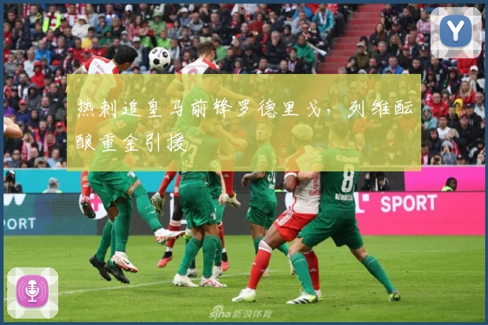 热刺追皇马前锋罗德里戈，列维酝酿重金引援